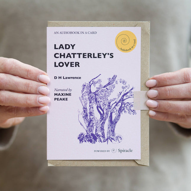 Audiobook in a Card: Lady Chatterley's Lover by D H Lawrence