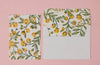 Hand Block Printed Greeting Card - GC Song Birds Sunshine