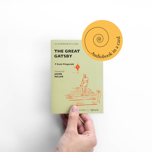 Audiobook in a Card: The Great Gatsby