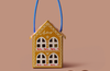 Christmas Button House