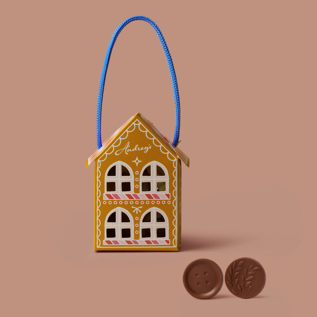 Christmas Button House