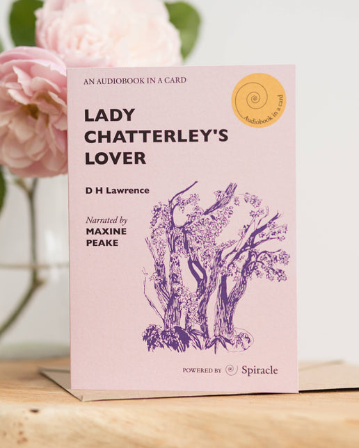 Audiobook in a Card: Lady Chatterley's Lover by D H Lawrence