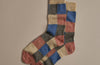 Fine Merino Wool Socks | Colour Patchwork