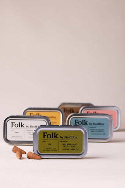 Rain Folk Tin of Incense Cones