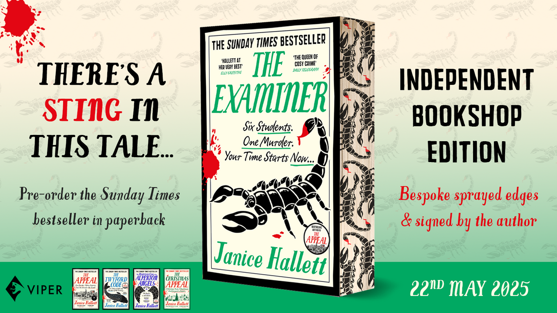 The Examiner by Janice Hallett (SIGNED, INDIE EDITION, PRE-ORDER)