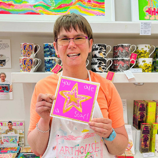 You are a Star, Greetings Card