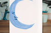 Greetings Card By David Shrigley - Fuck You Moon