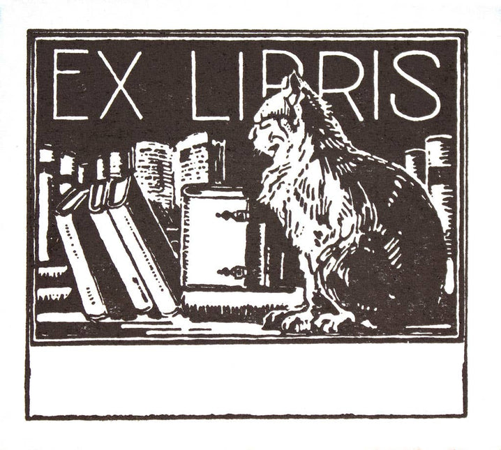 Shelf Cat Bookplates x20