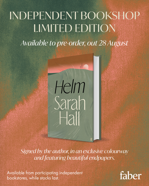 Helm by Sarah Hall (SIGNED INDIE EDITION)