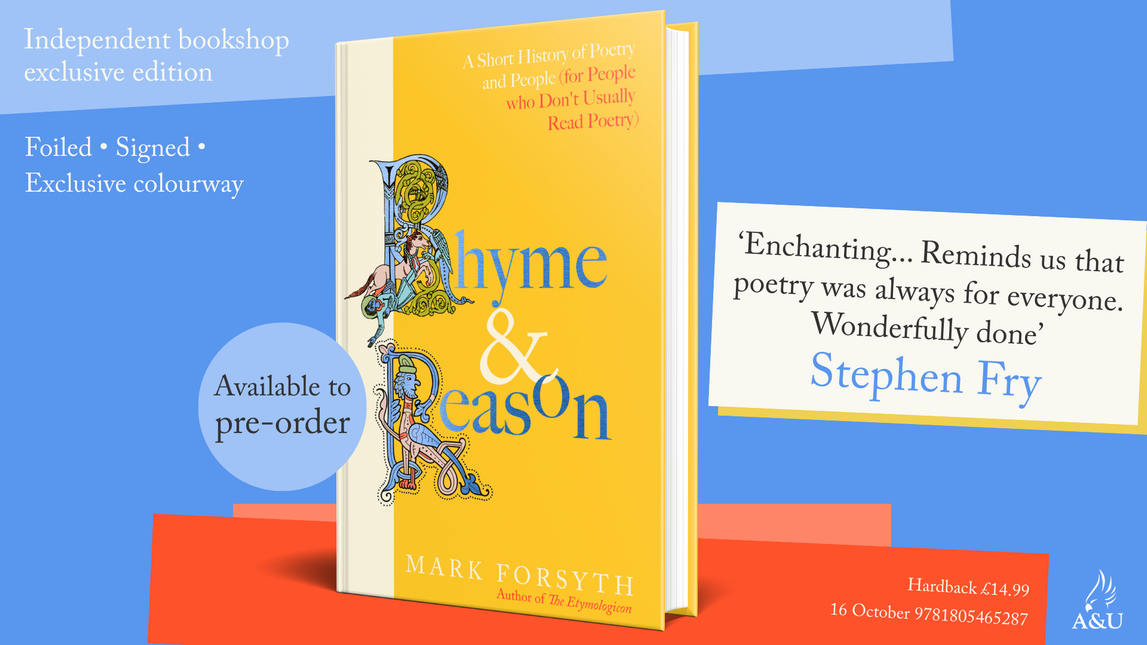 Rhyme and Reason by Mark Forsyth (SIGNED)