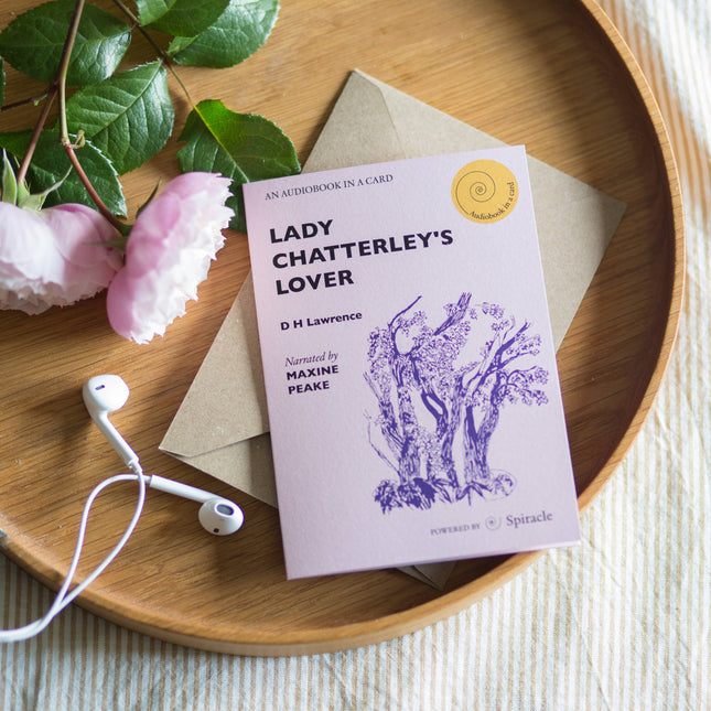Audiobook in a Card: Lady Chatterley's Lover by D H Lawrence