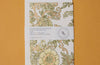 Hand Block Printed Greeting Card - GC Wild Rose Buttercream