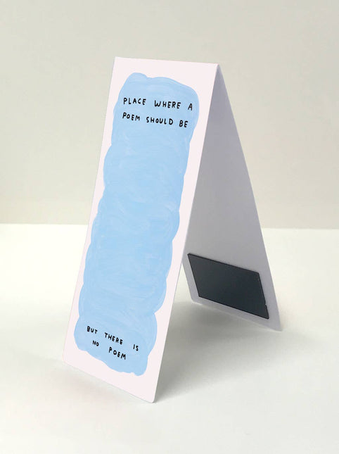 Place Poem Should Be Bookmark by David Shrigley