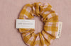 Linen Hair Scrunchie | Wes Gingham
