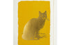 Gold Cat | Letterpress Cards | Small Cards