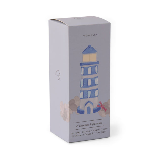 Paddywax Lighthouse Incense Burner & Tea Light Holder