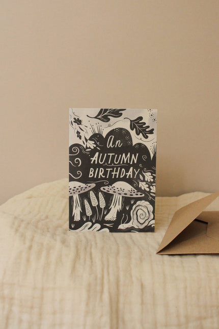 'An Autumn Birthday' Seasonal Birthday Card