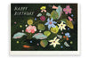 Happy Birthday Brushy Floral card