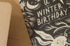 'A Winter Birthday' Seasonal Birthday Card