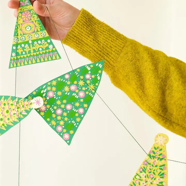 Midcentury Trees East End Press Garland