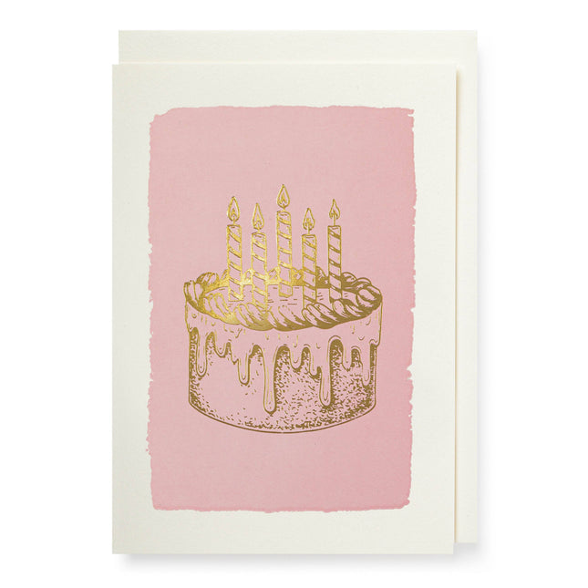 Gold Cake | Letterpress Cards | Small Cards