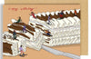 Skiing in Viennetta Themed Birthday Card