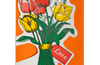 Tulips | Letterpress Cards | Cut-out Cards