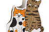 Grumpy Cats | Letterpress Cards | Cut-out Cards