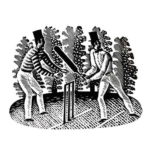 John Austin Wisden Cricketers Almanack Card