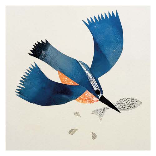 John Austin Kingfisher Card