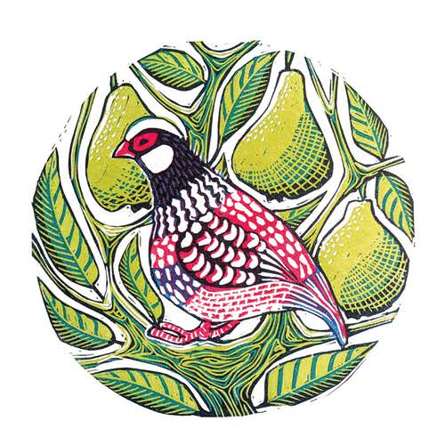 John Austin Partidge in a Pear Tree Card