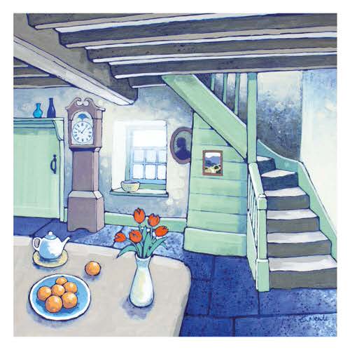 John Austin The Red Tulips Card