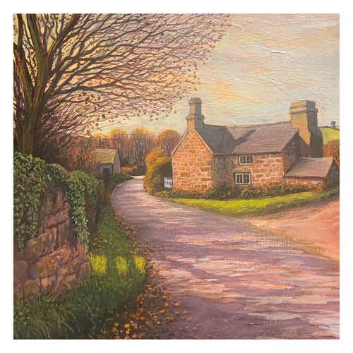 John Austin Cornish Cottage Card