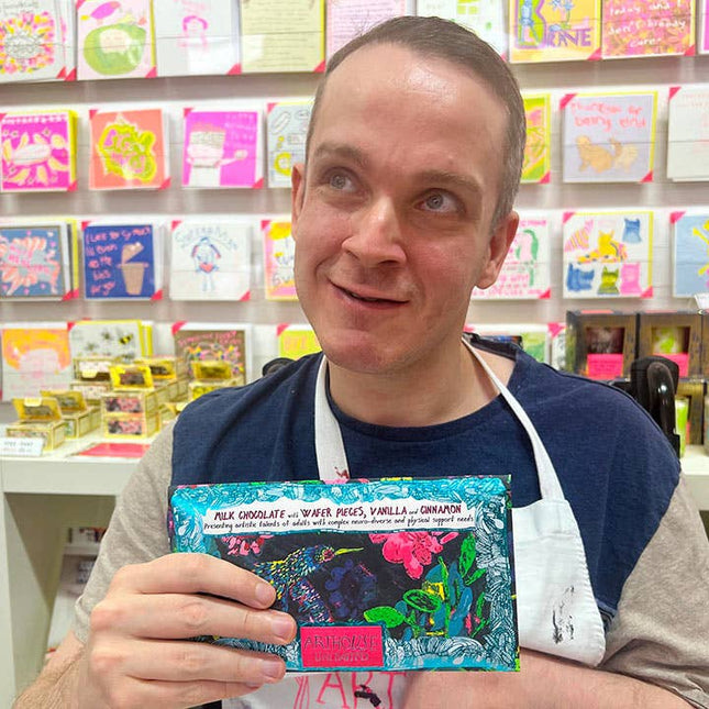 Sweet Nectar, Milk Chocolate Bar With Wafer Pieces, Vanilla