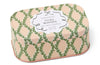 Printed Tin Candle - Pink & Green - Yuzu Woods