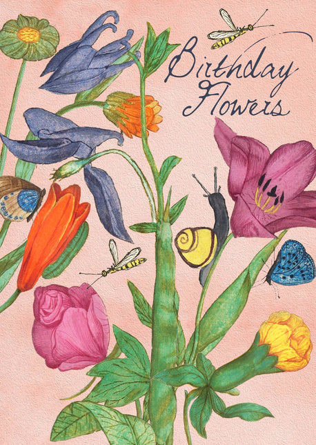 Flowers Birthday Card