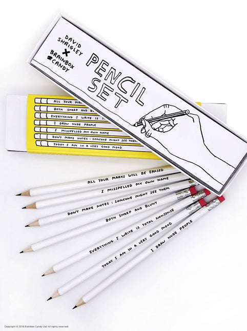 David Shrigley Pencil Box - 7 Designs