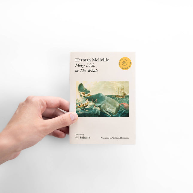 Audiobook in a Card: Moby Dick by Herman Melville