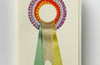 Pastel & Orange Rosette Greeting Card | Birthday Card