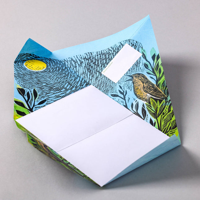 Wonderfully Wild Pigeon, Nature-inspired Folding Letters