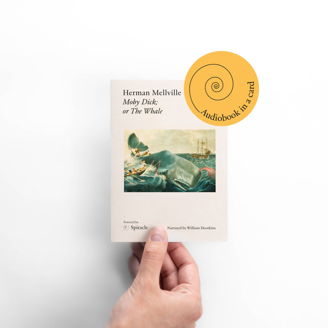 Audiobook in a Card: Moby Dick by Herman Melville