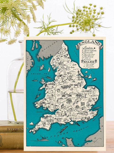Map Greeting Card