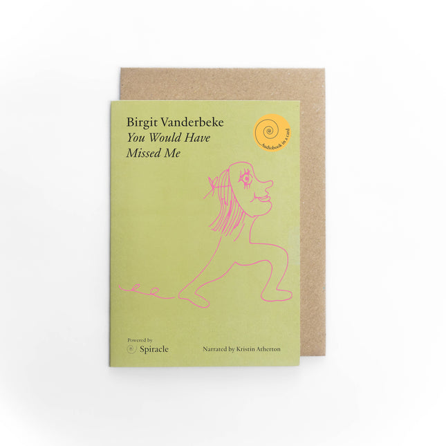 Audiobook in a Card: You Would Have Missed Me 