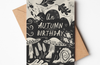 'An Autumn Birthday' Seasonal Birthday Card