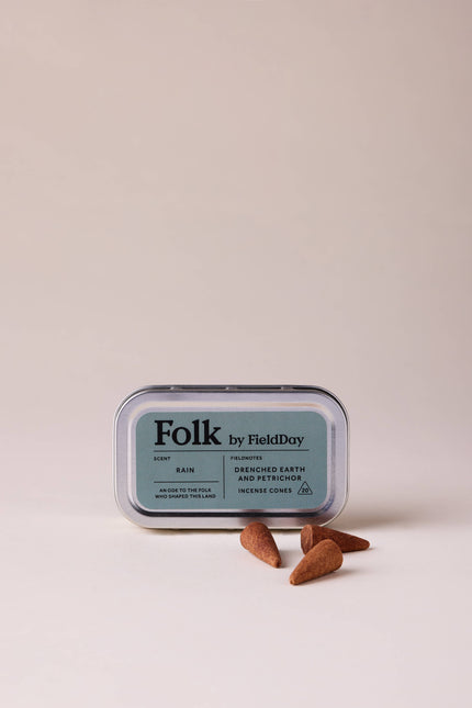 Rain Folk Tin of Incense Cones