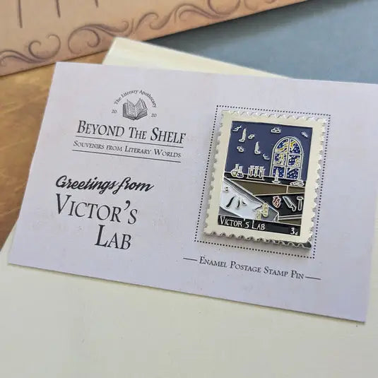 Frankenstein - Victor's Lab: Silver Enamel Pin Badge