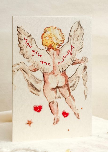 You give me wings  - everyday card