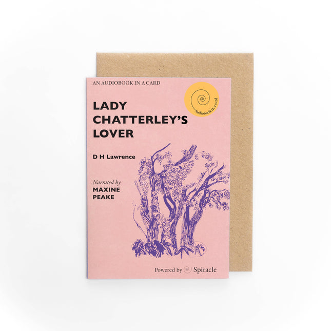 Audiobook in a Card: Lady Chatterley's Lover by D H Lawrence