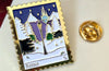 The Lion, the Witch and the Wardrobe Gold Enamel Pin Badge