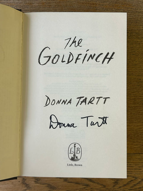 (SIGNED) The Goldfinch by Donna Tartt